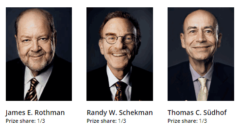 Nobel Prize in Physiology and Medicine From 2001 to 2020 (Updated) Nobel Prize in Physiology 2013